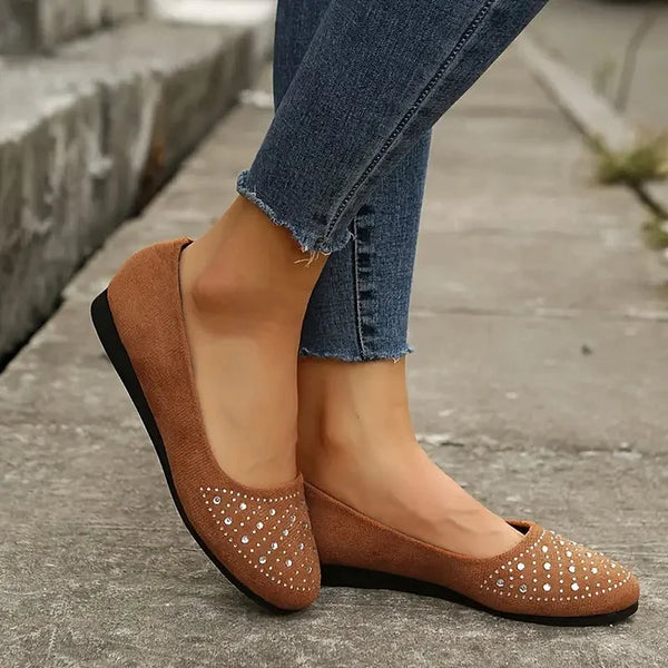 🔥Dernier jour -50% de réduction 🔥Chaussures plates à strass pour femmes 