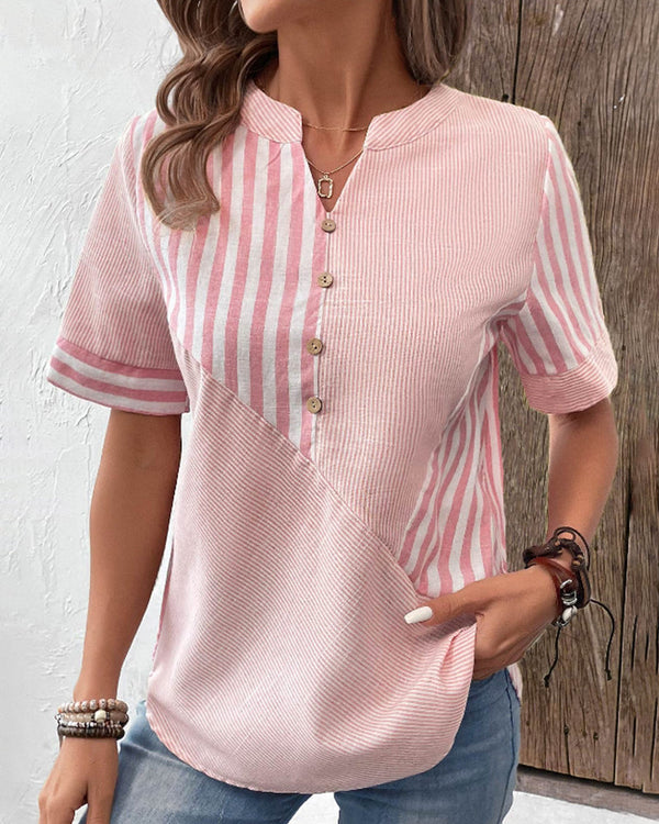 Blusa elegante de algodón