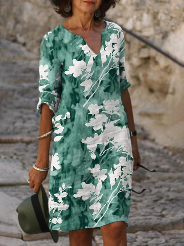 Robe à imprimé floral tendance 